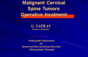 Malignant Cervical Spine TumorsOperative treatment